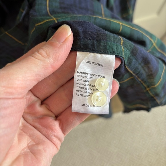 Trovata Mary Todd Bow Blouse in Plaid - Picture 5 of 6